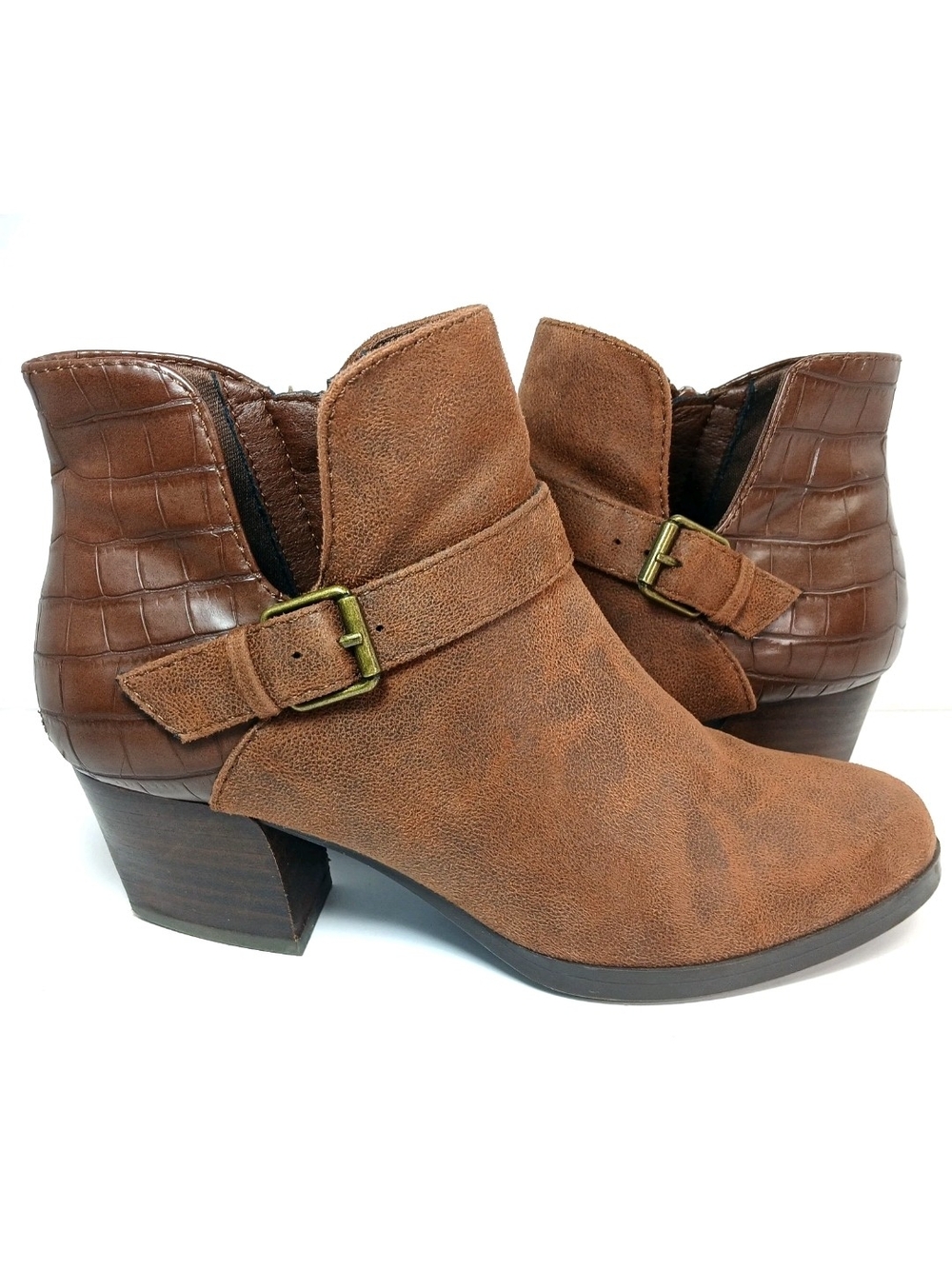 Baretraps Lexis Casual Booties Brown Size 7M